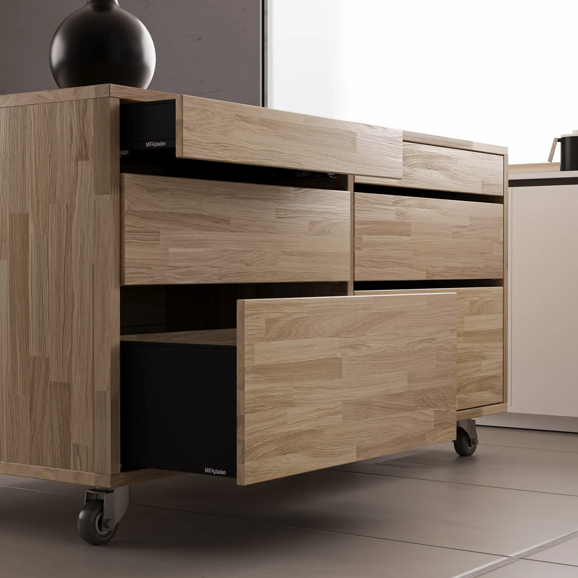Alternate cabinet finish