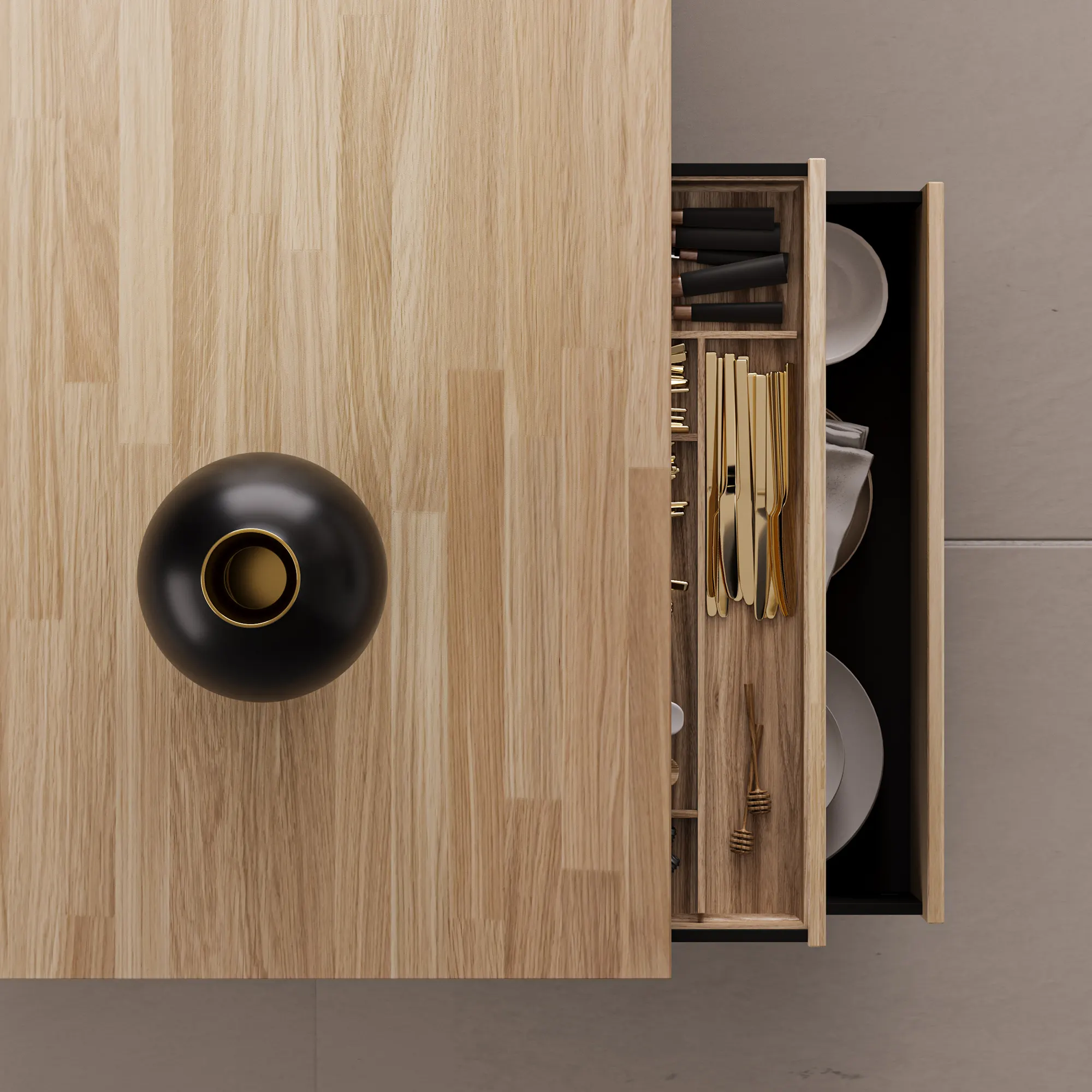Alternate worktop material