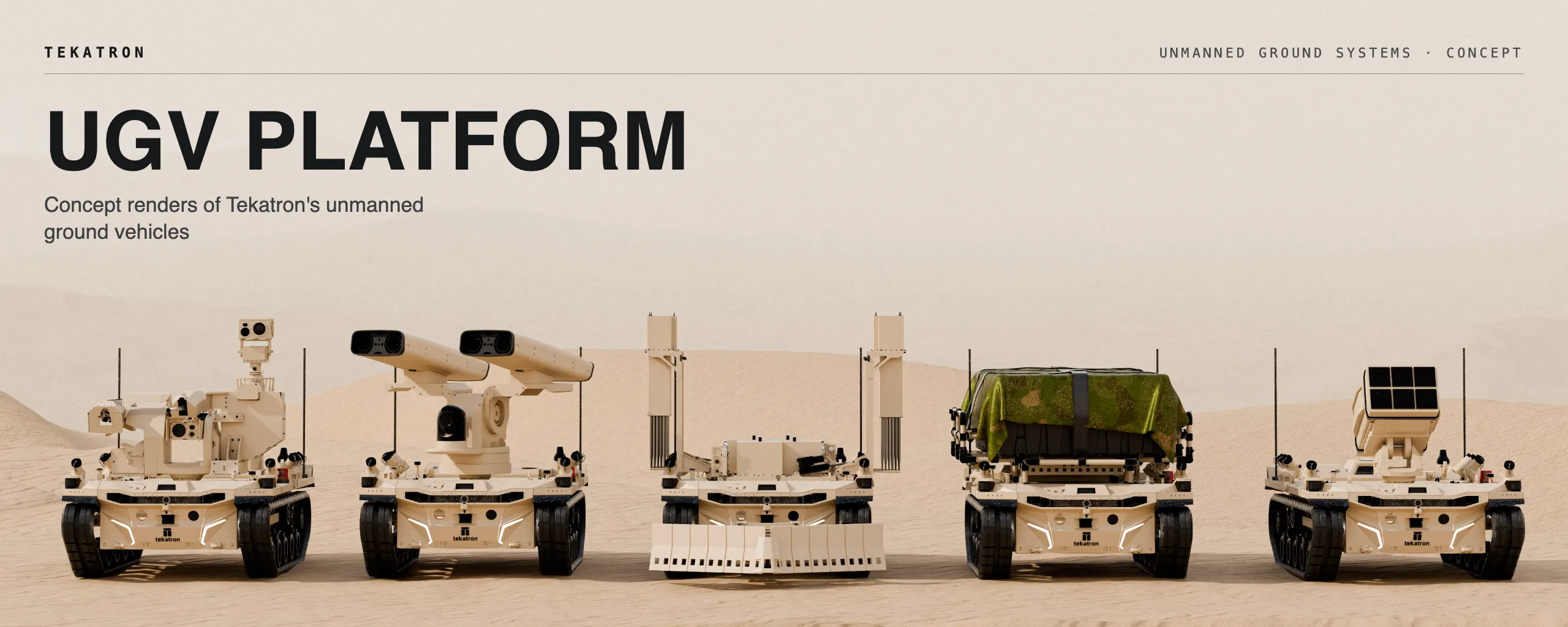 Tekatron's UGV Platform