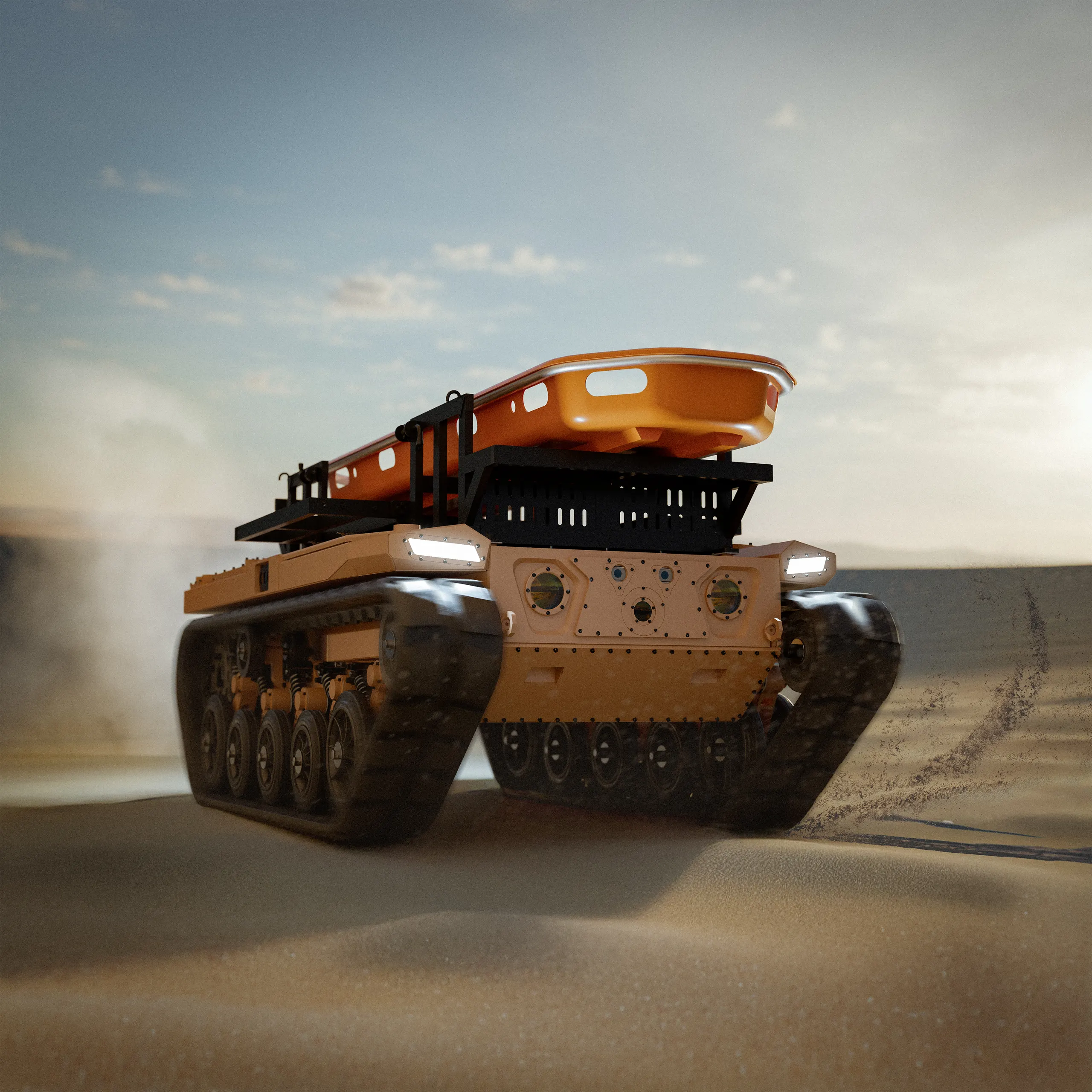 M-UGV I, desert