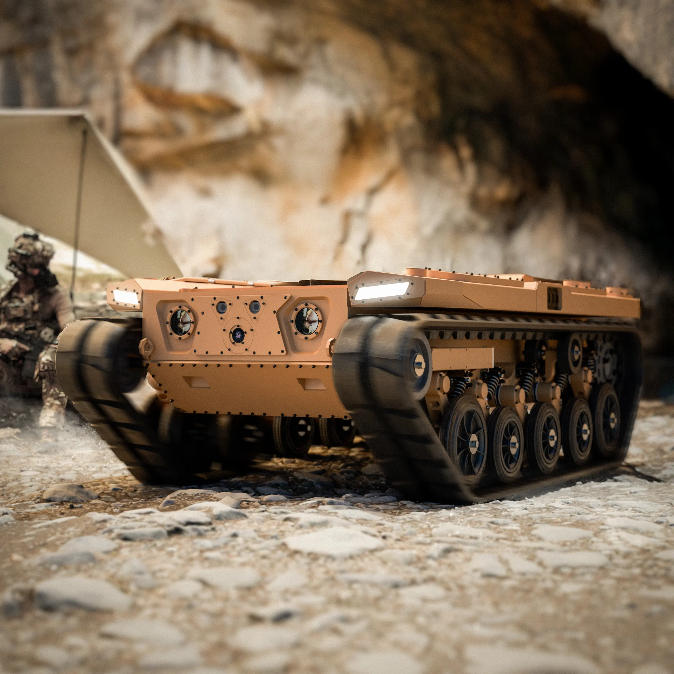 M-UGV I: mountain configuration, handle removed
