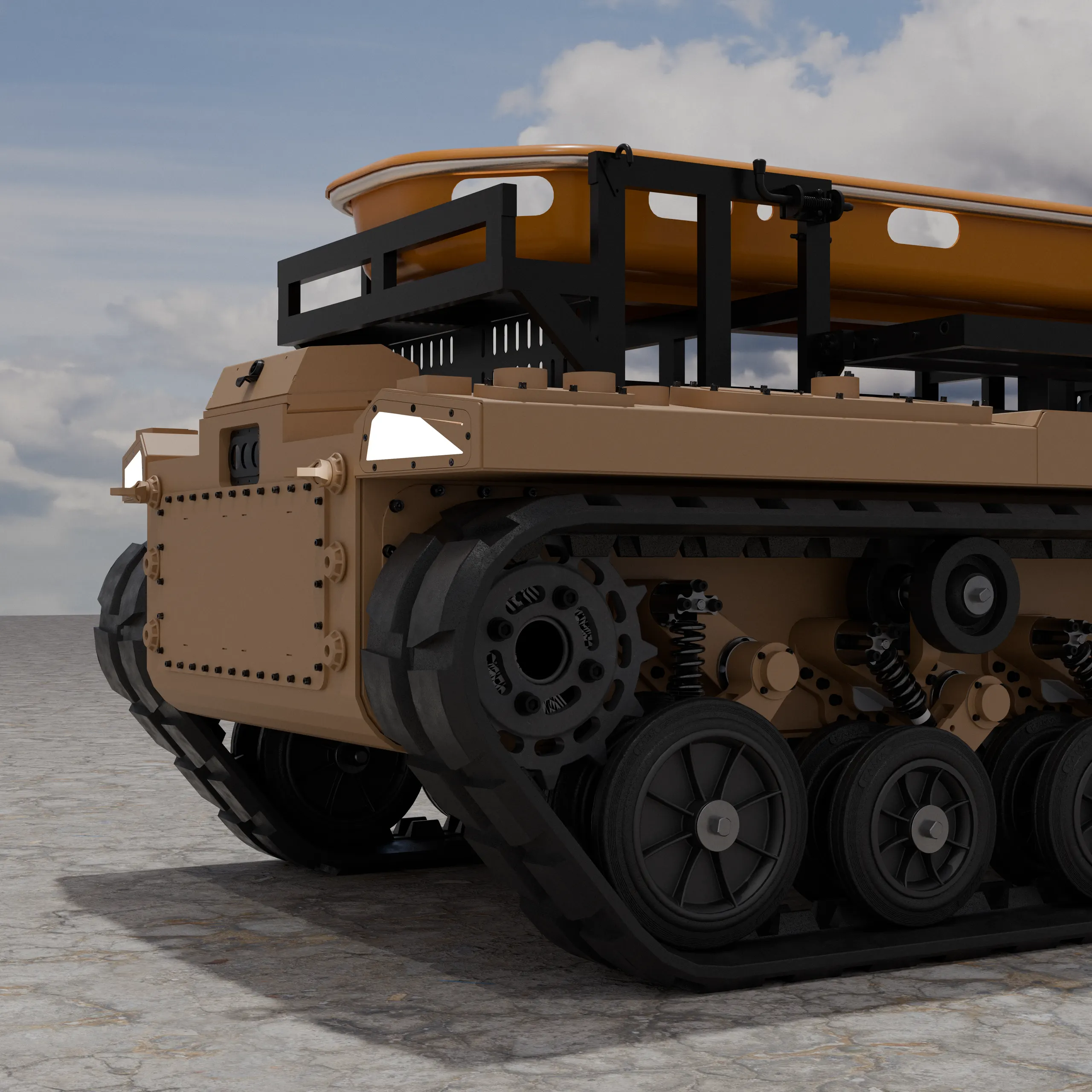 M-UGV I, casualty-evacuation configuration