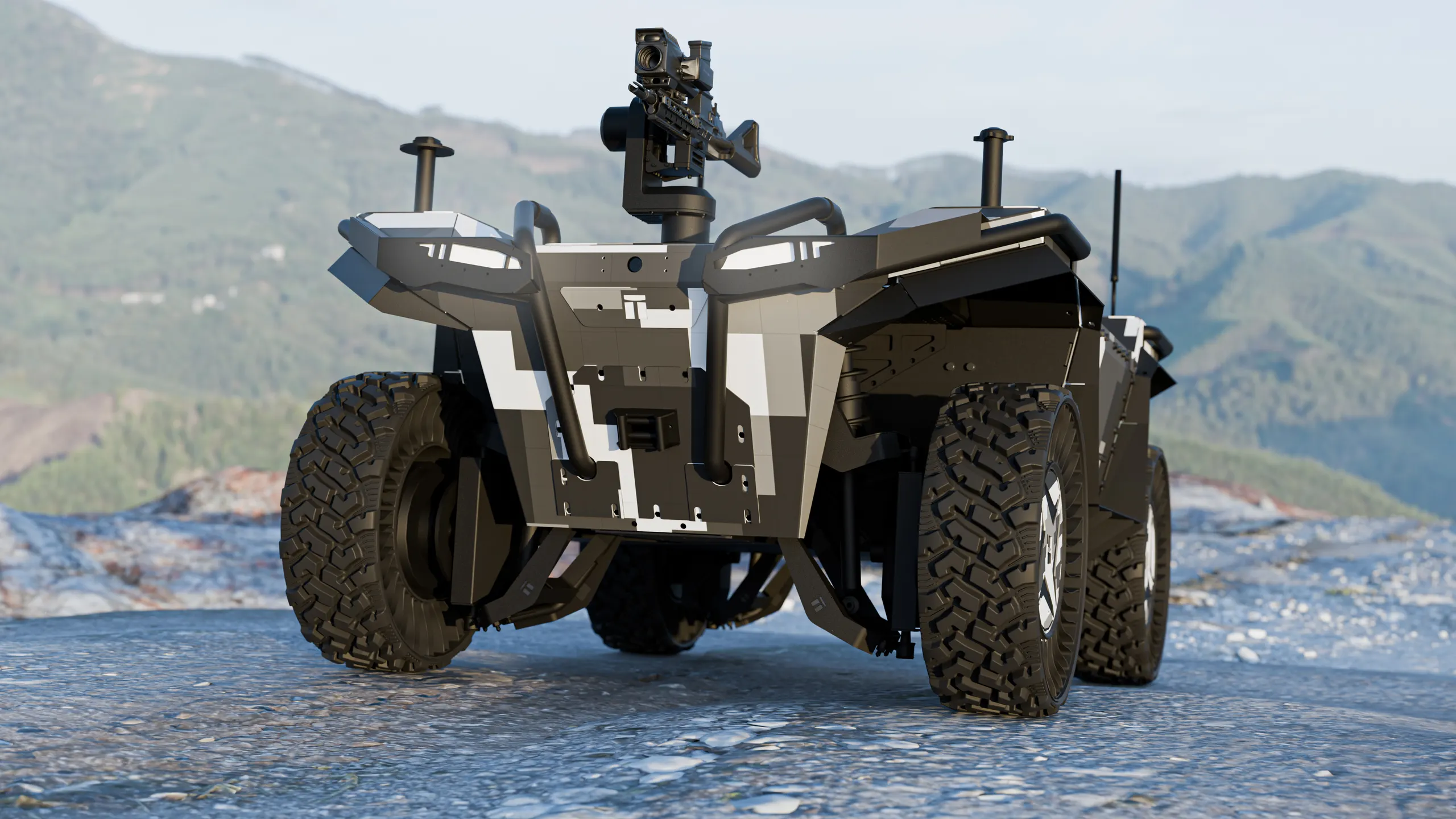 W-UGV I, gradient traverse