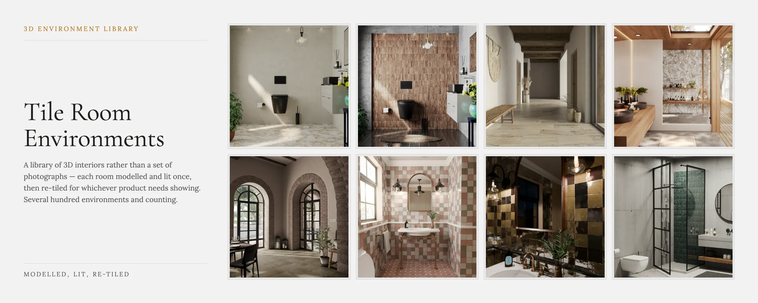 Tile Room Environments
