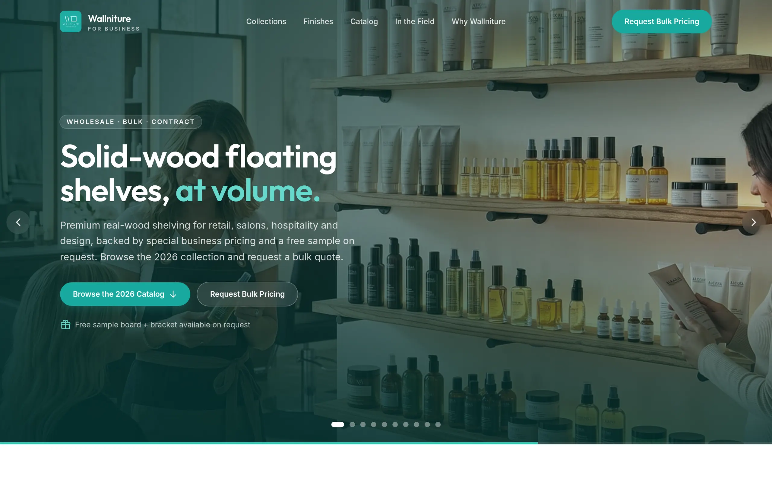 B2BWallniture.com, wholesale landing