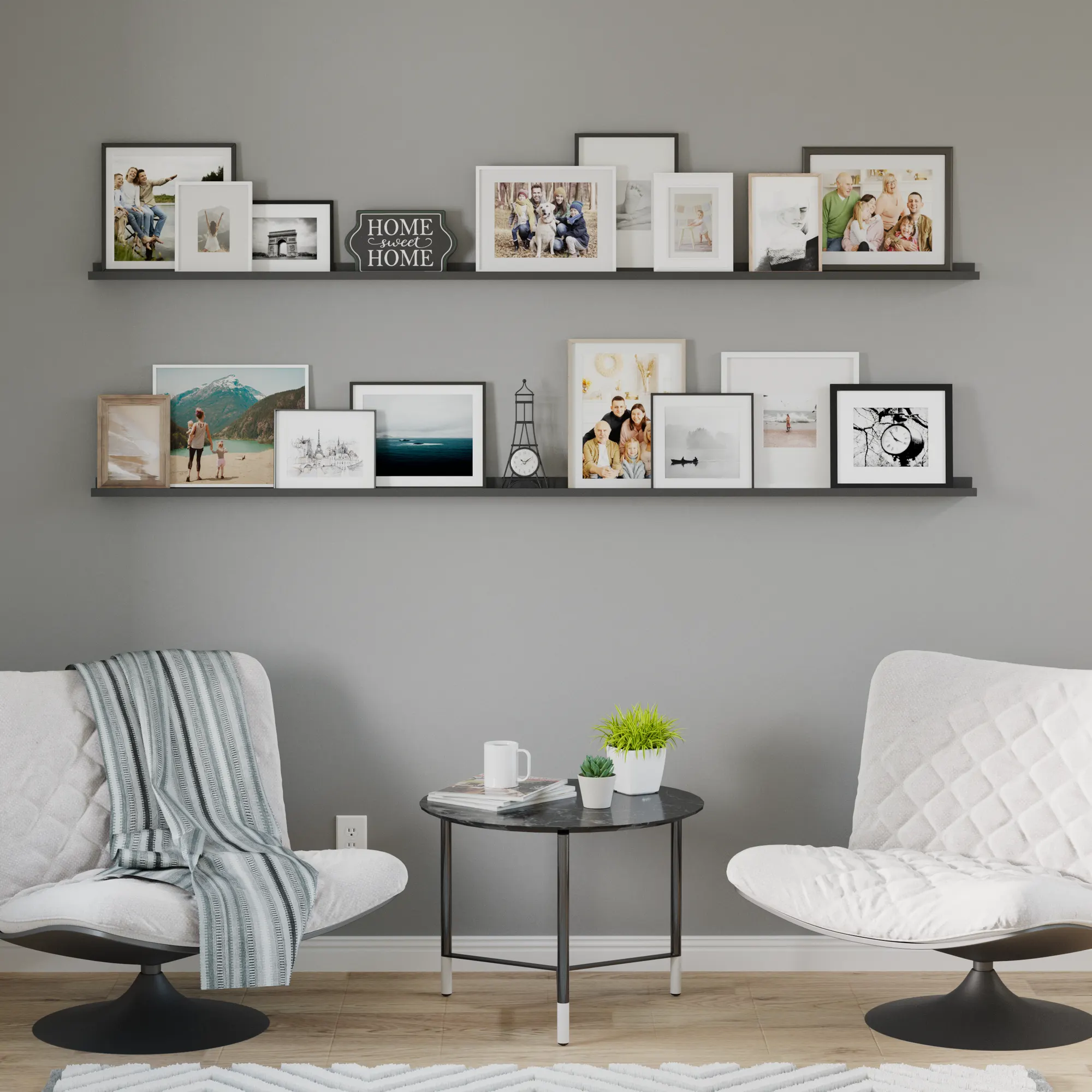 Gallery wall composition